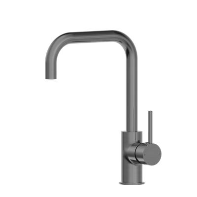 Nero Dolce Square Kitchen Mixer Brushed Gunmetal