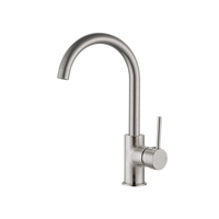 Dolce Kitchen Mixer Gooseneck Brushed Nickel