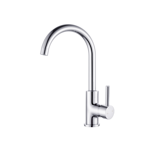 Nero Dolce Kitchen Mixer Gooseneck Chrome