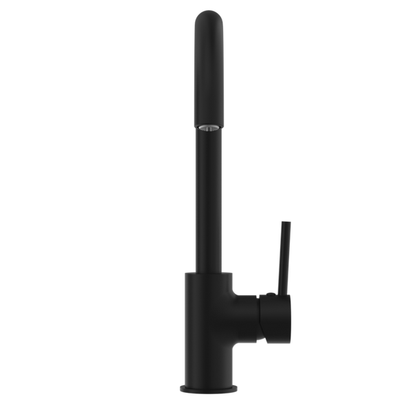 Nero Dolce Kitchen Mixer Gooseneck Matte Black