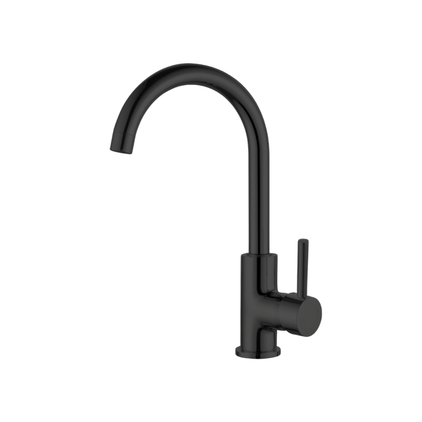 Nero Dolce Kitchen Mixer Gooseneck Matte Black