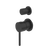 Nero Dolce Shower Mixer with Divertor Separate Back Plate Matte Black
