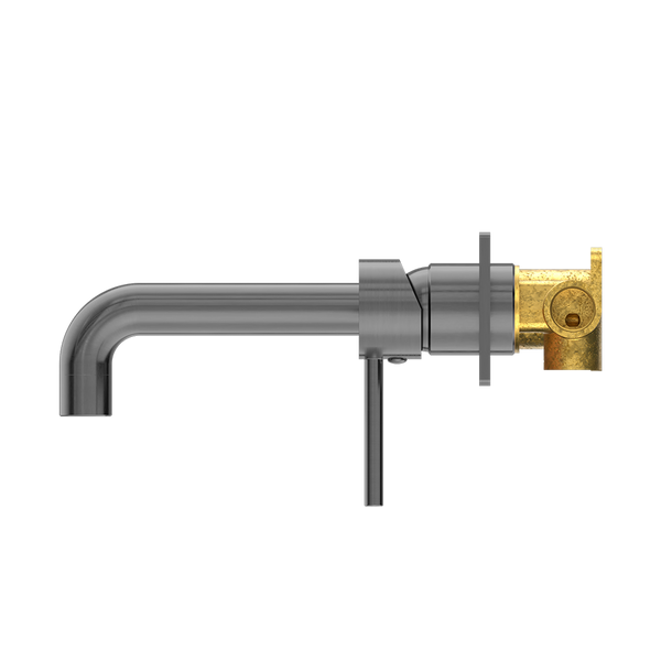 Nero Dolce Wall Basin/Bath Mixer Brushed Gunmetal
