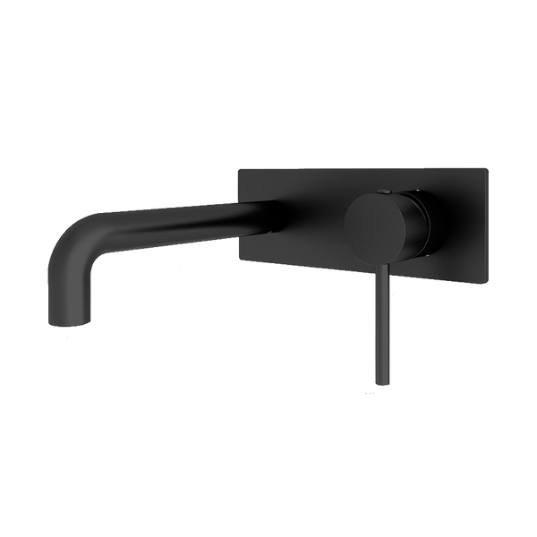 Nero Dolce Wall Basin/Bath Mixer Matte Black