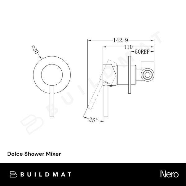 Nero Dolce Shower Mixer Chrome