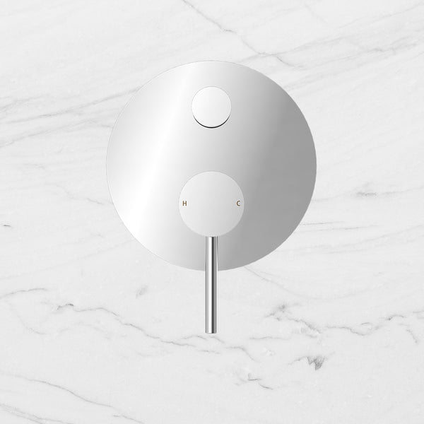 Nero Dolce Shower Mixer with Divertor Chrome