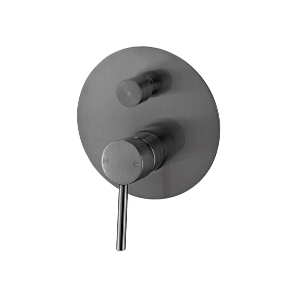 Nero Dolce Shower Mixer with Divertor Brushed Gunmetal