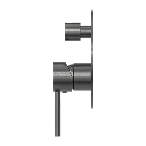 Nero Dolce Shower Mixer with Divertor Brushed Gunmetal