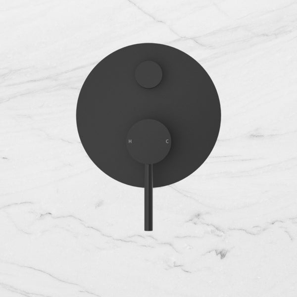 Nero Dolce Shower Mixer with Divertor Matte Black