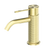 Nero Opal Basin Mixer Brushed Gold