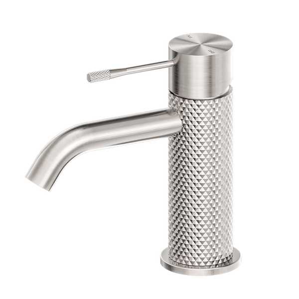 Nero Opal Basin Mixer Brushed Nickel