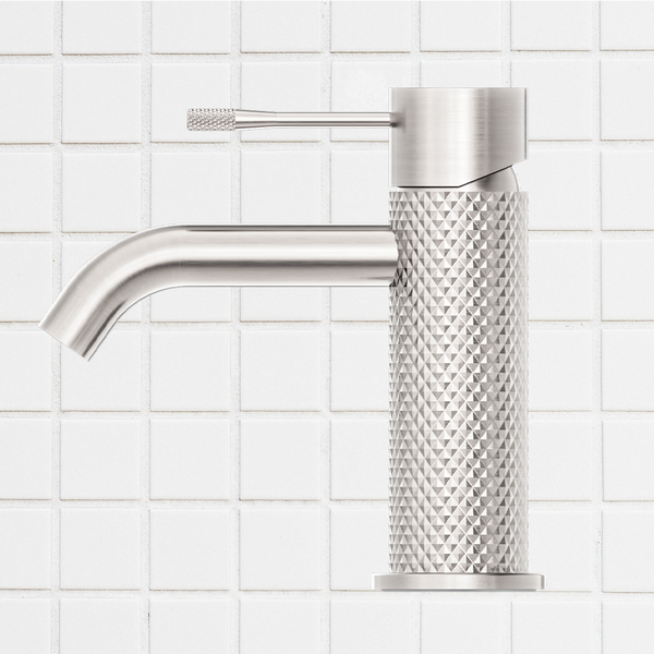 Nero Opal Basin Mixer Brushed Nickel