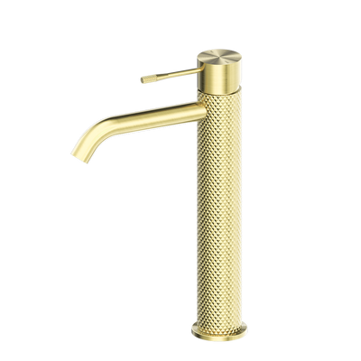 Opal Tall Basin Mixer Brushed Gold