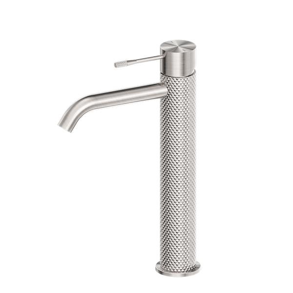 Nero Opal Tall Basin Mixer Brushed Nickel