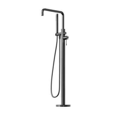 Nero Opal Free Standing Bath Mixer with Hand Shower Graphite
