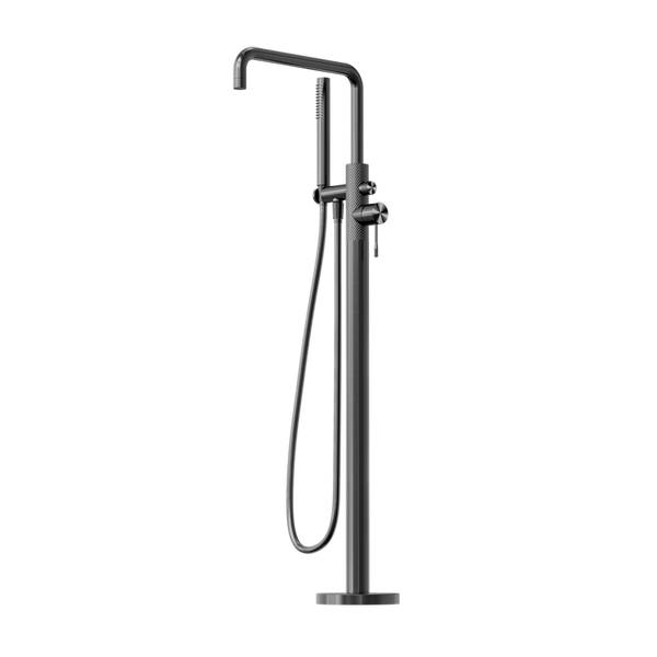 Nero Opal Free Standing Bath Mixer with Hand Shower Graphite