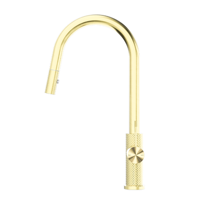 Opal Pull-Out Sink Mixer Brushed Gold