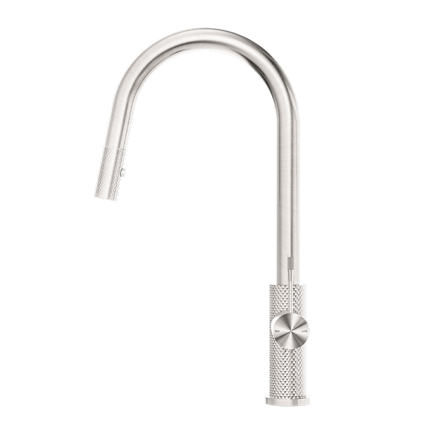 Nero Opal Pull-Out Sink Mixer Brushed Nickel