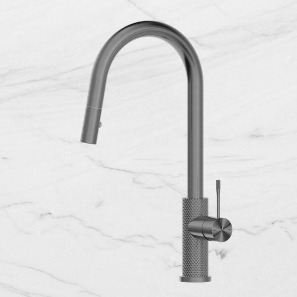 Nero Opal Pull-Out Sink Mixer Graphite
