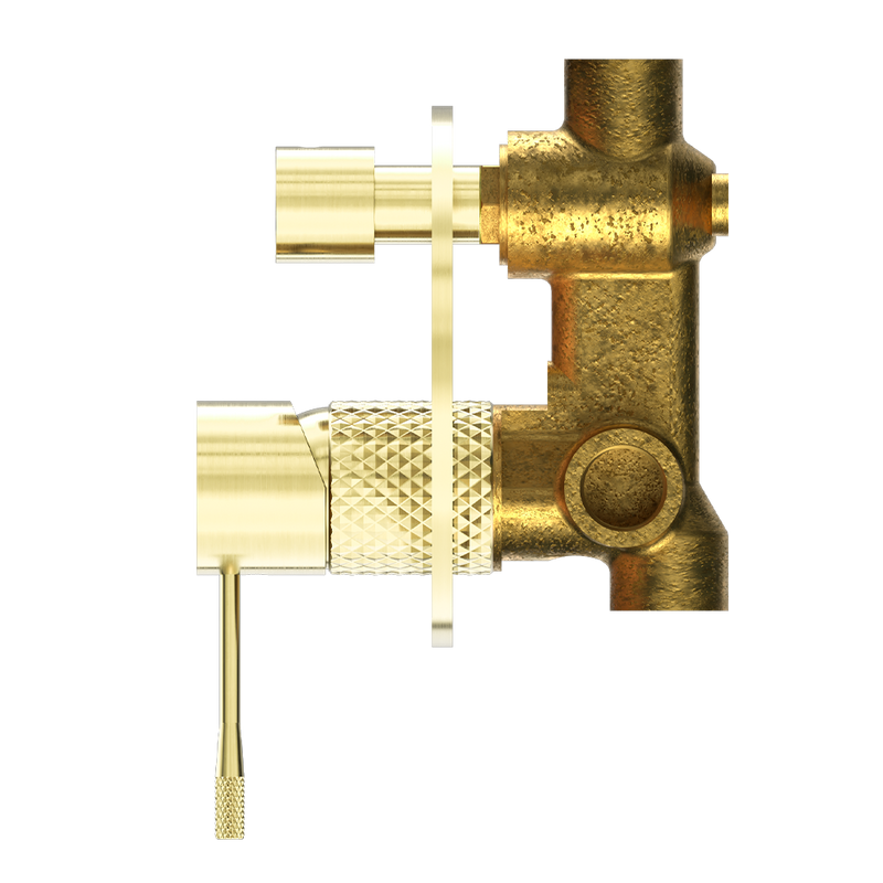 Opal Shower Mixer with Divertor Brushed Gold