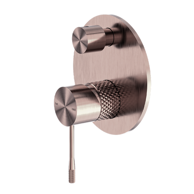 Opal Shower Mixer with Divertor Brushed Bronze