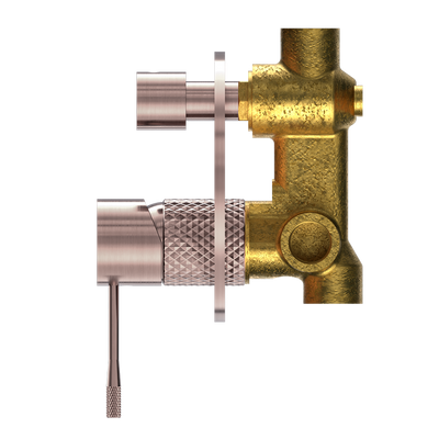 Opal Shower Mixer with Divertor Brushed Bronze