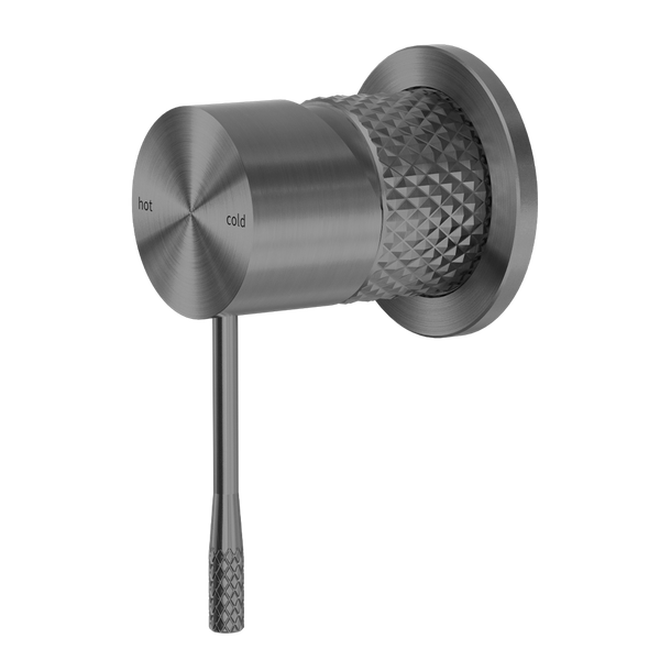 Nero Opal Shower Mixer with 60mm Plate Brushed Gunmetal