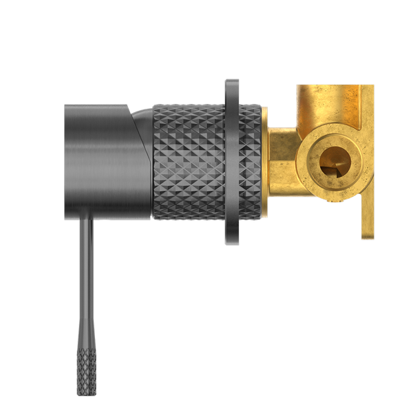 Nero Opal Shower Mixer with 60mm Plate Brushed Gunmetal