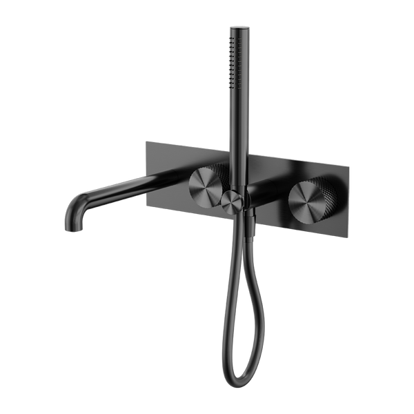 Nero Opal Progressive Shower System With Spout 250mm Graphite