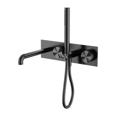 Nero Opal Progressive Shower System With Spout 230mm Graphite