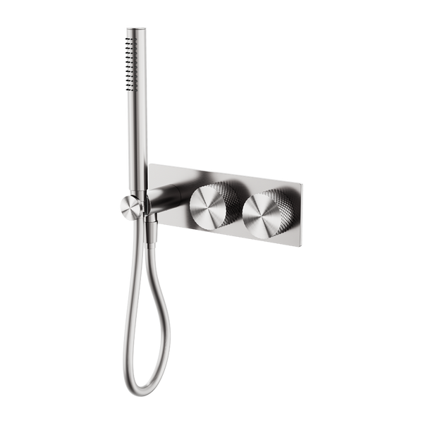 Nero Opal Progressive Shower System Brushed Nickel