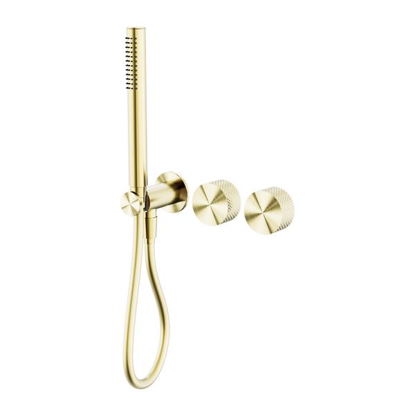 Nero Opal Progressive Shower System Separate Plate Brushed Gold