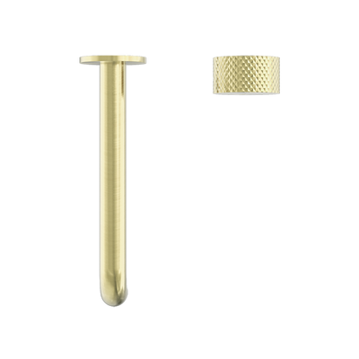 Opal Progressive Wall Basin/Bath Set 230mm Spout Brushed Gold