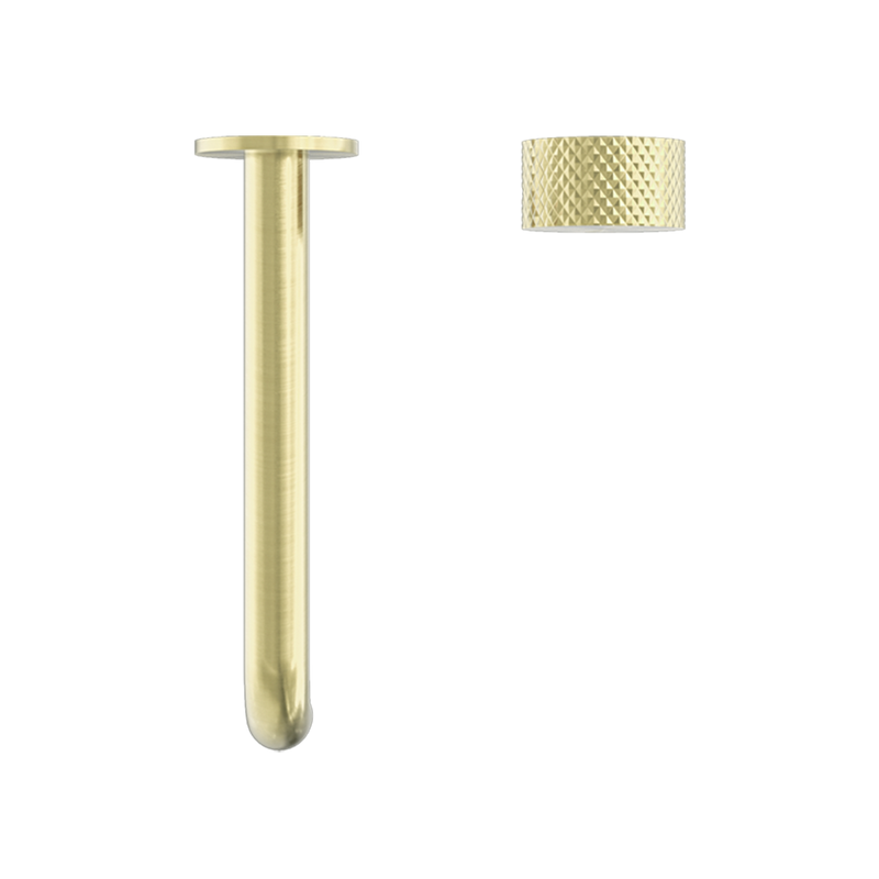 Opal Progressive Wall Basin/Bath Set 230mm Spout Brushed Gold