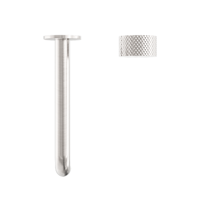 Opal Progressive Wall Basin/Bath Set 185mm Spout Brushed Nickel