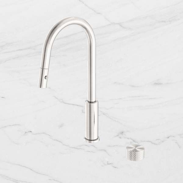 Nero Opal Progressive Pull Out Kitchen Set Brushed Nickel