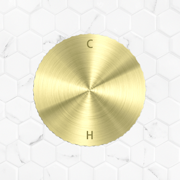 Nero Opal Progressive Shower Mixer Brushed Gold