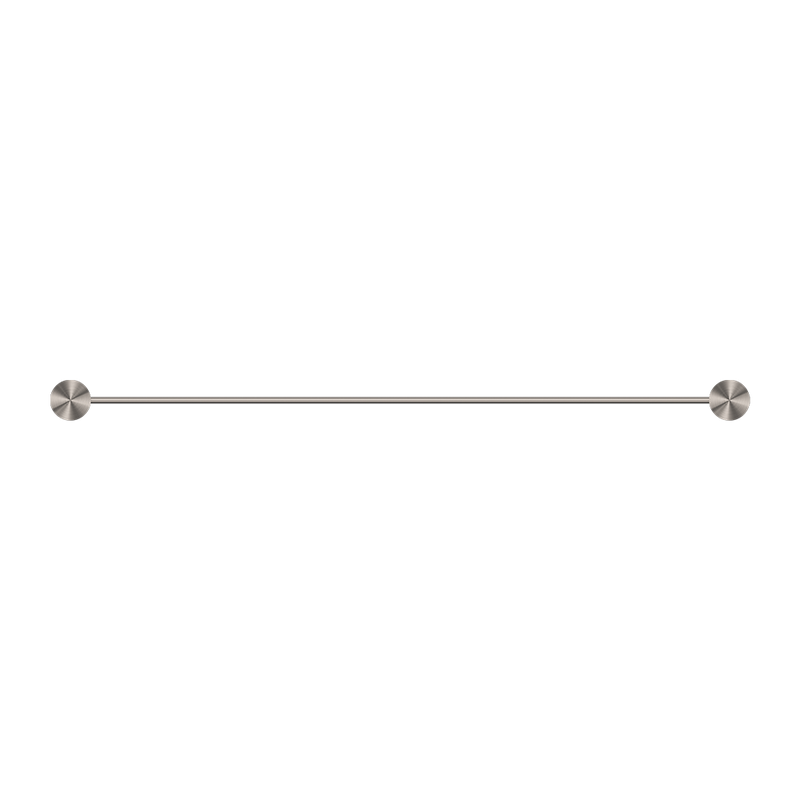 Opal Single Towel Rail 600mm Brushed Nickel