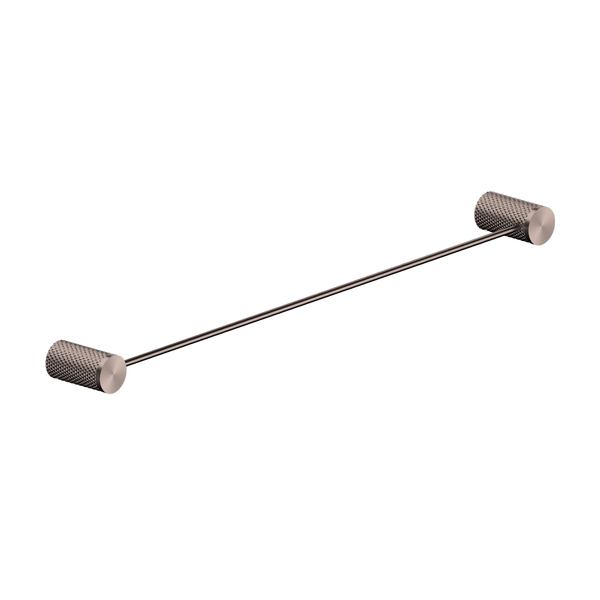 Nero Opal Single Towel Rail 600mm Brushed Bronze