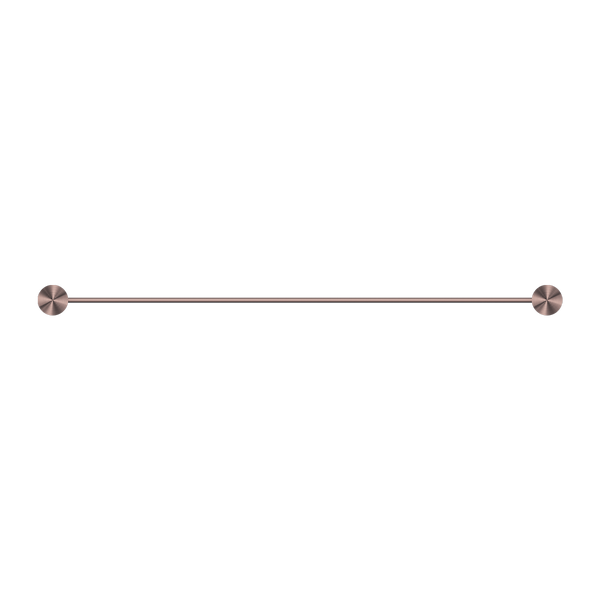 Nero Opal Single Towel Rail 600mm Brushed Bronze