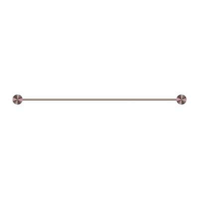 Opal Single Towel Rail 600mm Brushed Bronze