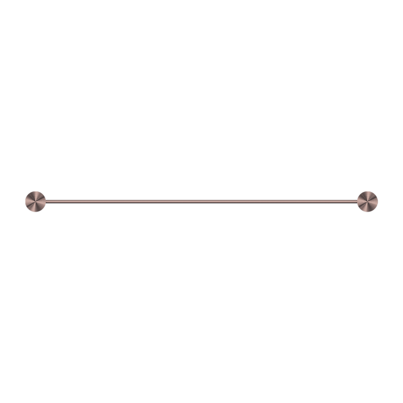 Opal Single Towel Rail 600mm Brushed Bronze