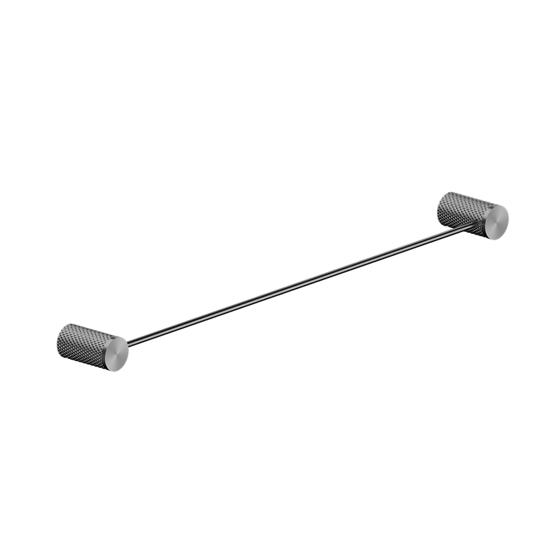 Opal Single Towel Rail 600mm Graphite