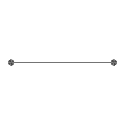 Opal Single Towel Rail 600mm Graphite