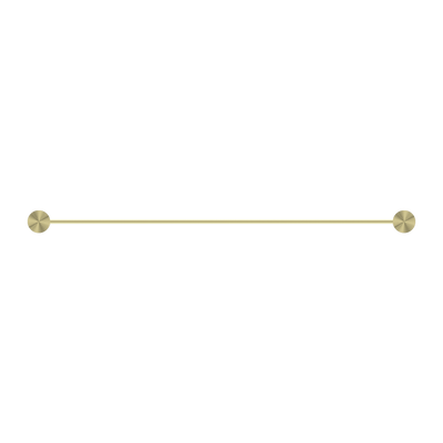 Opal Double Towel Rail 600mm Brushed Gold