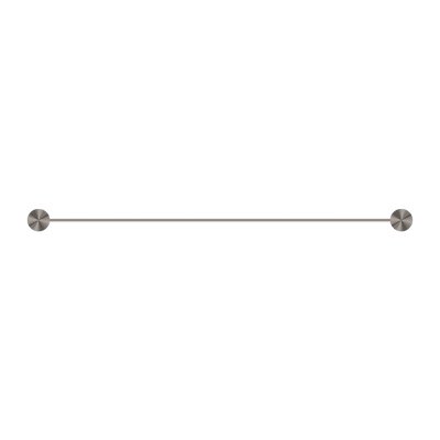 Opal Double Towel Rail 600mm Brushed Nickel