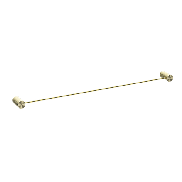 Nero Opal Single Towel Rail 800mm Brushed Gold