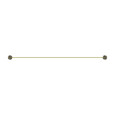 Opal Single Towel Rail 800mm Brushed Gold