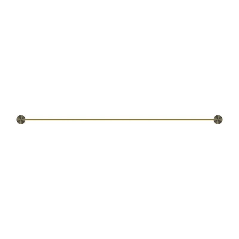 Opal Single Towel Rail 800mm Brushed Gold