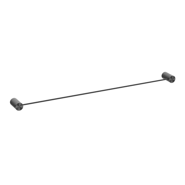 Nero Opal Single Towel Rail 800mm Graphite